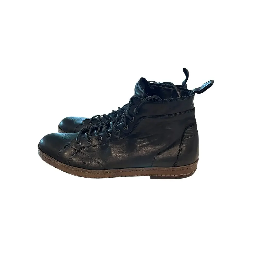 John Varvatos Leather Boots Mens US 12